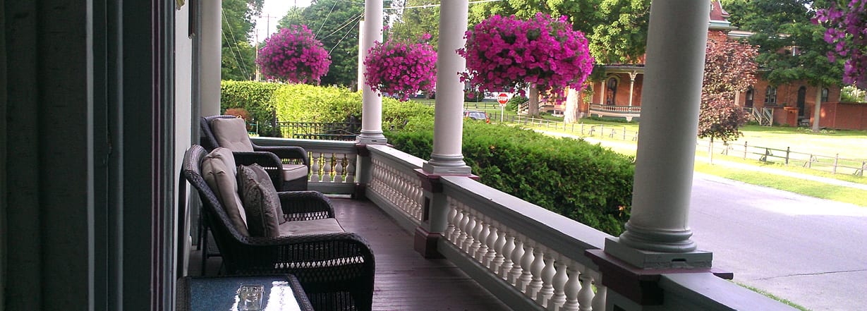  Batcheller Mansion Inn's porch 